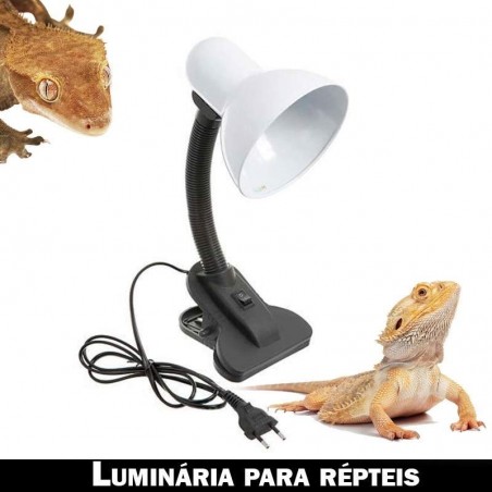 lâmpada para répteis