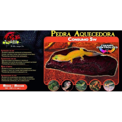 Pedra Aquecida para Répteis