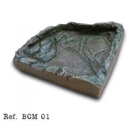 Boulder Corner Water Dish XL Répteis | Iguana